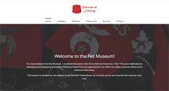 Desktop Screenshot of fezmuseum.com