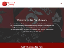 Tablet Screenshot of fezmuseum.com